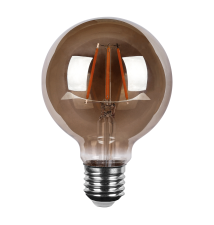 Żarówka LED E27 Filament G80 2200K 6W dymiona