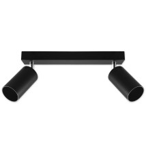 Kinkiet GU10 LED Bardo ruchomy x2 czarny | LVT