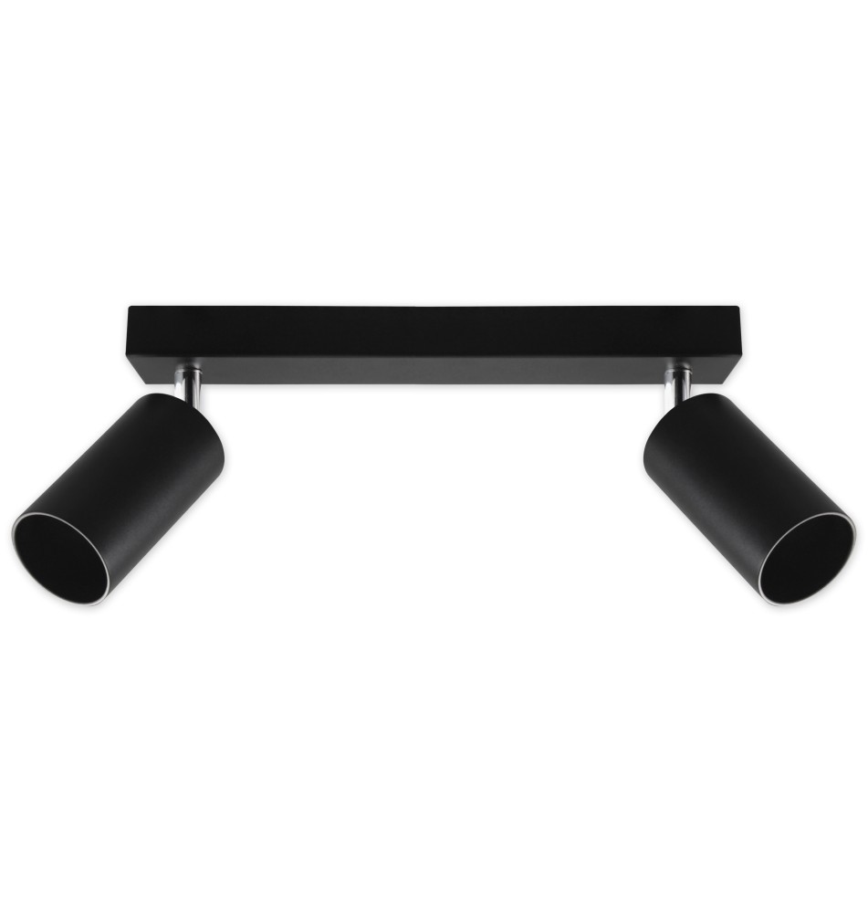 Kinkiet GU10 LED Bardo ruchomy x2 czarny | LVT