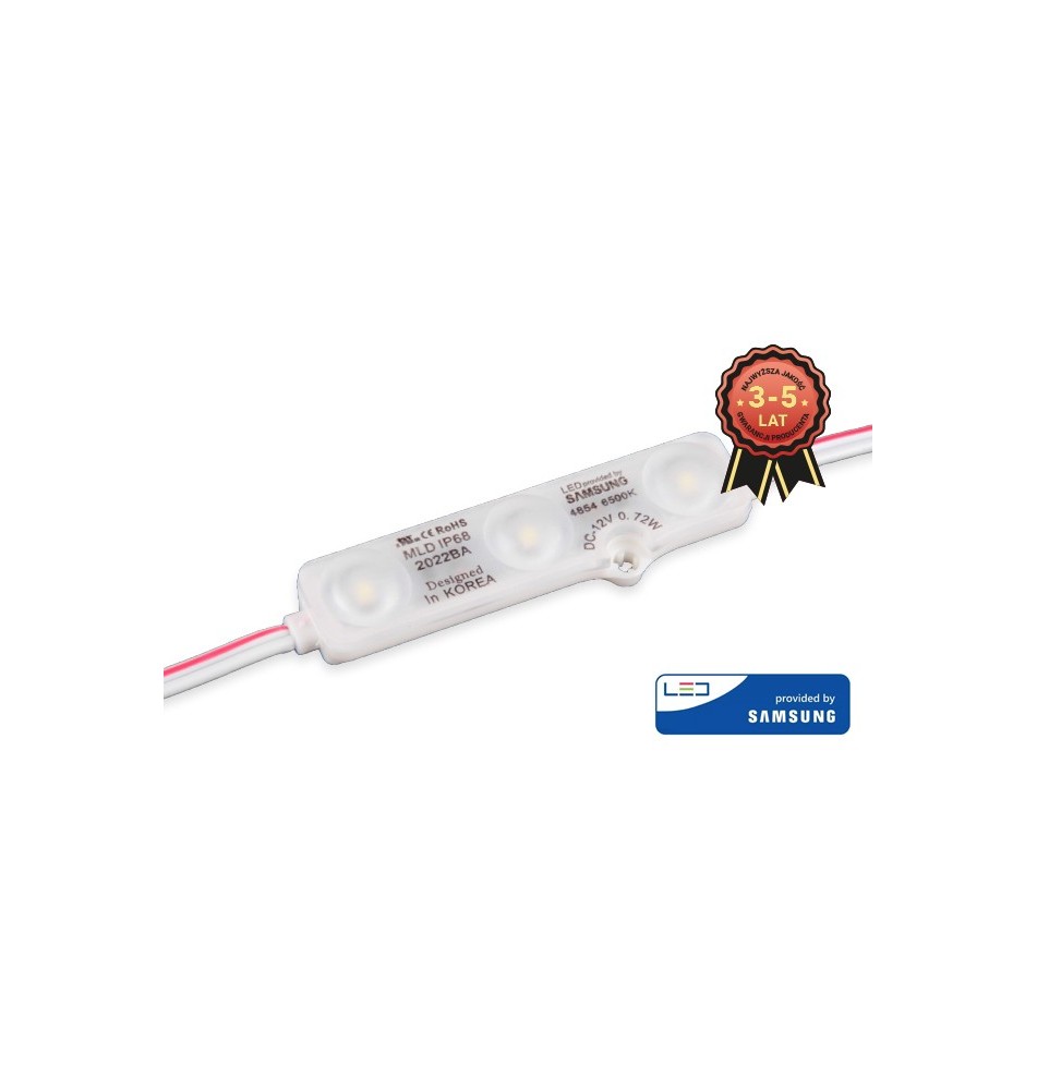 Moduł LED MLD Samsung 0,72W 6500K 160° mleczny