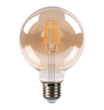 Żarówka LED E27 Filament 3-Dimm G95 2700K 6W Amber | LVT