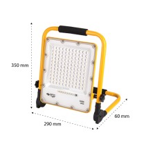 Naświetlacz LED SMD Siga przenośny 100W 15AH | LVT