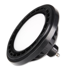 Vita 12W 4000K 230V Black GU10 AR111 LED Bulb | LVT