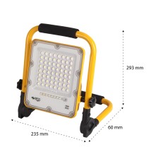 Naświetlacz LED SMD Siga przenośny 30W 5AH | LVT