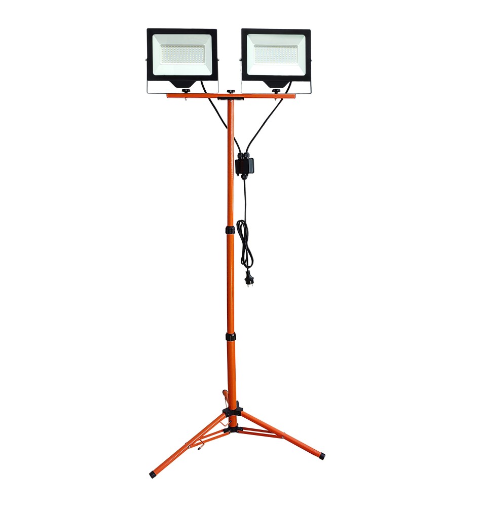 Zestaw naświetlacz LED SMD Neves statyw 2x100W