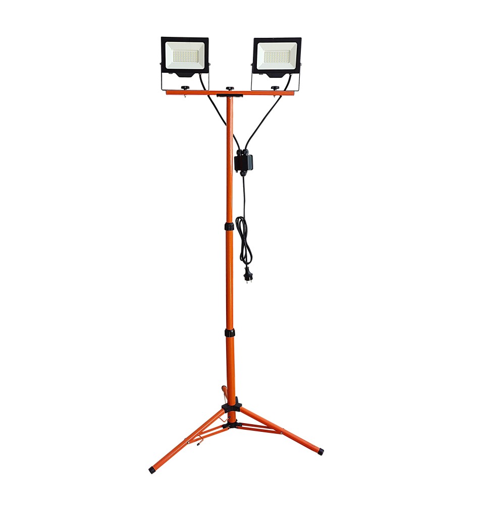 Zestaw naświetlacz LED SMD Neves statyw 2x 50W