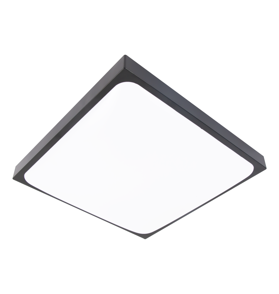 Plafon LED Luvo 18W kwadrat 4000K czarny