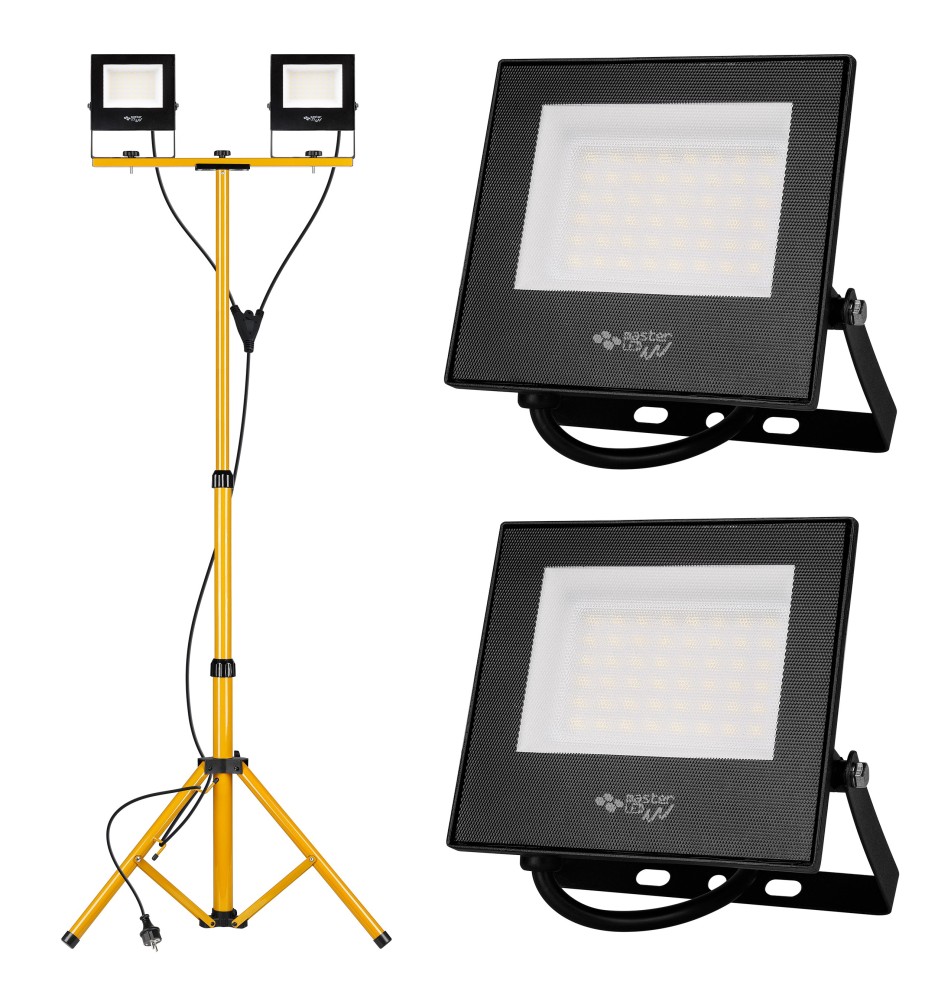 Zestaw naświetlacz LED SMD Tiga statyw 2x30W 4500K