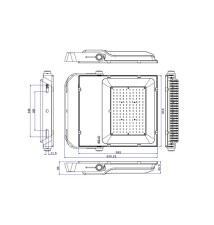Projektor LED PX-150W 5000K