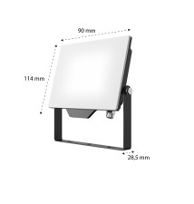 Naświetlacz LED SMD Ultron 20W 4500K Czarny | LVT