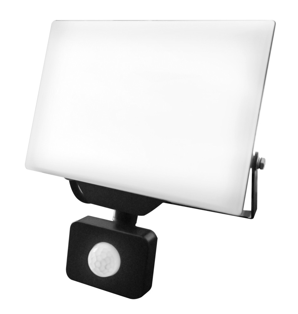 Naświetlacz LED SMD Ultron 20W PIR 4500K Czarny