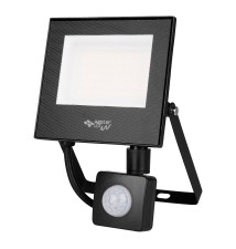 Naświetlacz LED SMD Tiga 30W 4500K Czarny PIR