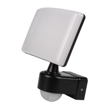 Melio 30W 4000K Black SMD LED Floodlight + Sensor | LVT