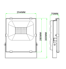 Projektor LED TX-100W 4000K