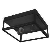 Oprawa architektoniczna Lidio E27 sufitowa czarna | LVT