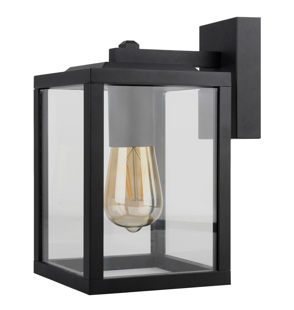 Oprawa architektoniczna Lidio E27 kinkiet czarna