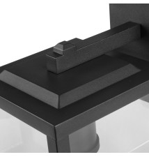 Oprawa architektoniczna Lidio E27 kinkiet czarna