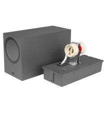 Oprawa architektoniczna Lida GU10 szara Duo | LVT