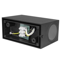 Oprawa architektoniczna Lida GU10 czarna Duo | LVT