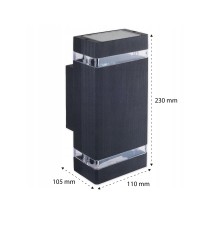 Oprawa architektoniczna Hana GU10 kwadrat