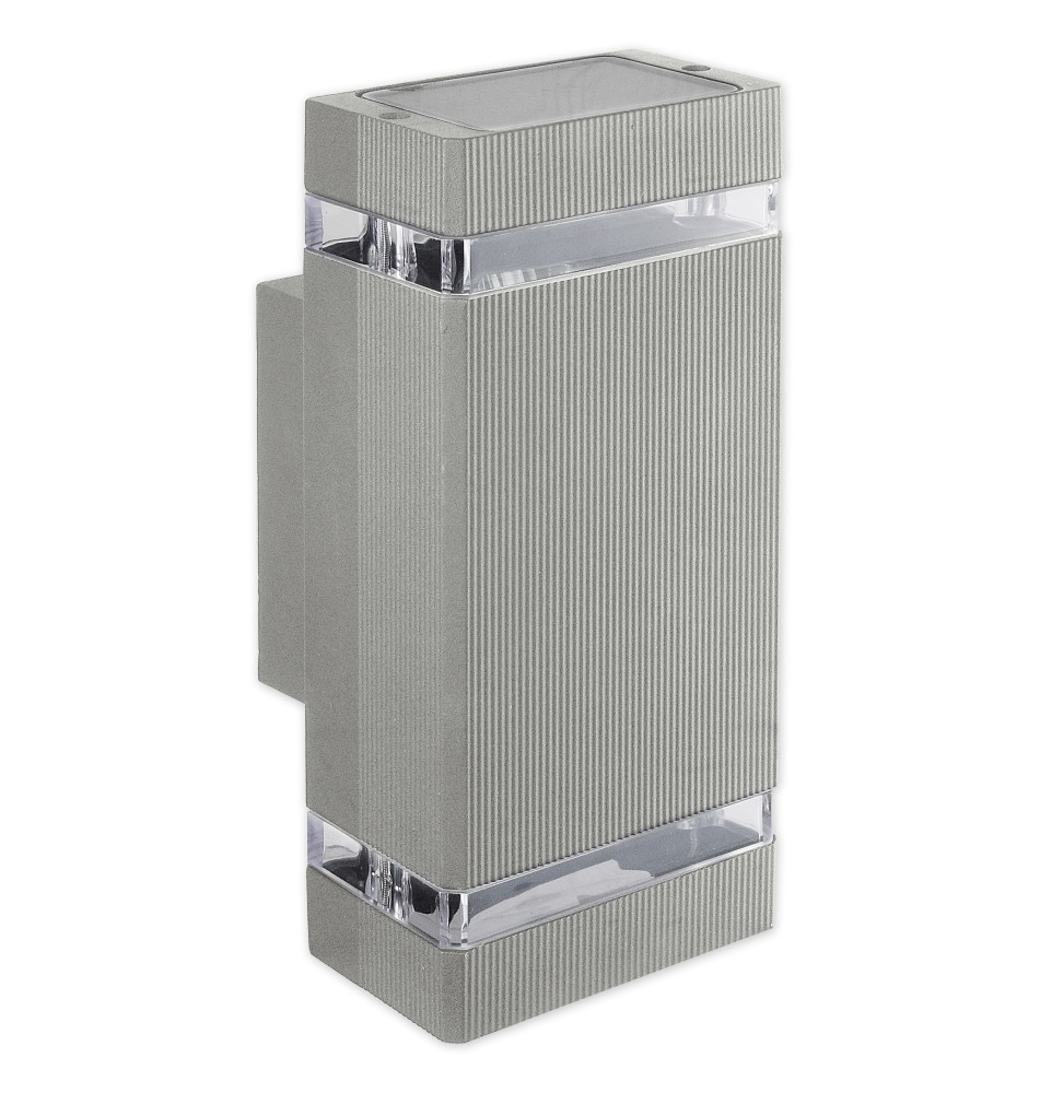 Oprawa architektoniczna Hana GU10 szara kwadrat