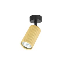 Kinkiet GU10 LED Lucerno ruchomy x1 czarny + złoty | LVT