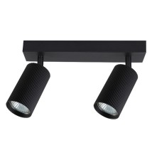 Kinkiet GU10 LED Lucerno ruchomy x2 czarny