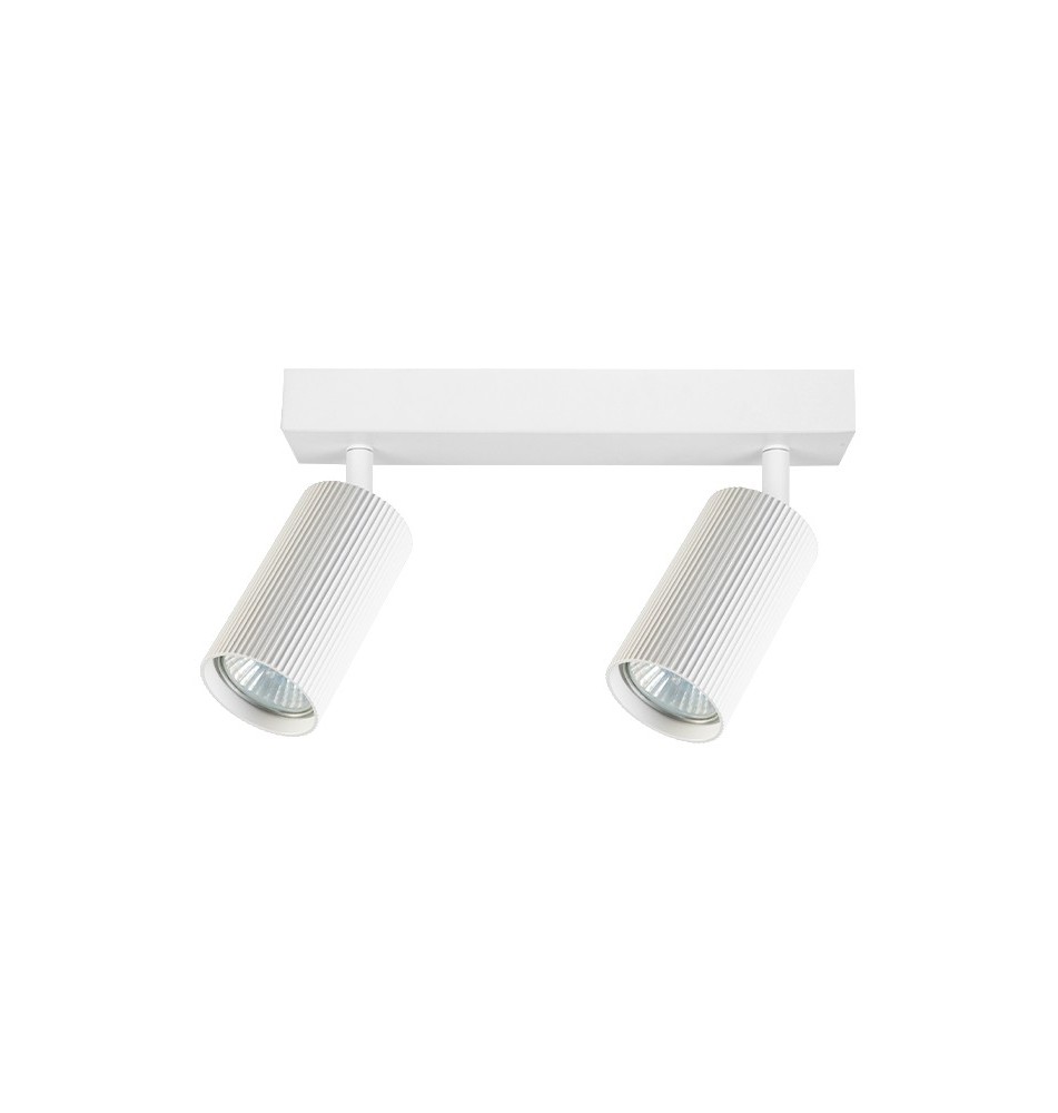 Kinkiet GU10 LED Lucerno ruchomy x2 biały