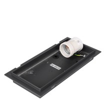 Oprawa architektoniczna Miria E27 czarna