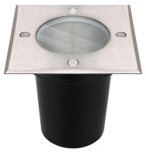 GU10 Square LED Recessed Light, IP67, 230V, 110mm | LVT