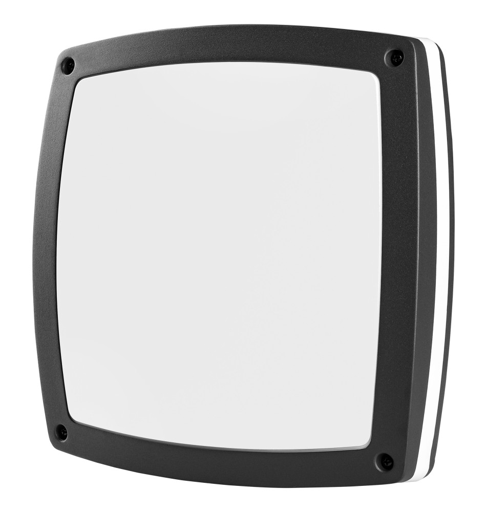 Oprawa architektoniczna Paula E27 czarna kwadrat