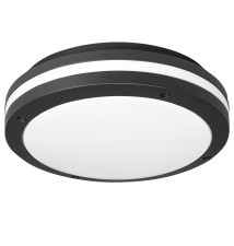 Oprawa architektoniczna Paula E27 czarna okrągła