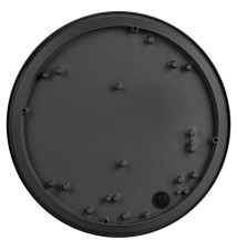 Oprawa architektoniczna Paula E27 czarna okrągła