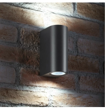 Oprawa architektoniczna Luna GU10 czarna Duo