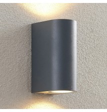 Luna GU10 Gray Duo Architectural Light Fixture | LVT
