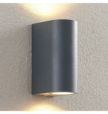 Oprawa architektoniczna Luna GU10 szara Duo