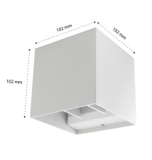 Oprawa architektoniczna Kira LED 6W regulacja biała | LVT