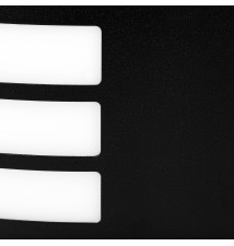 Oprawa architektoniczna Doris E27 czarna