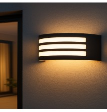 Oprawa architektoniczna Doris E27 czarna