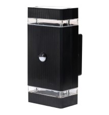 Oprawa architektoniczna Hana GU10 IP65 czarna PIR