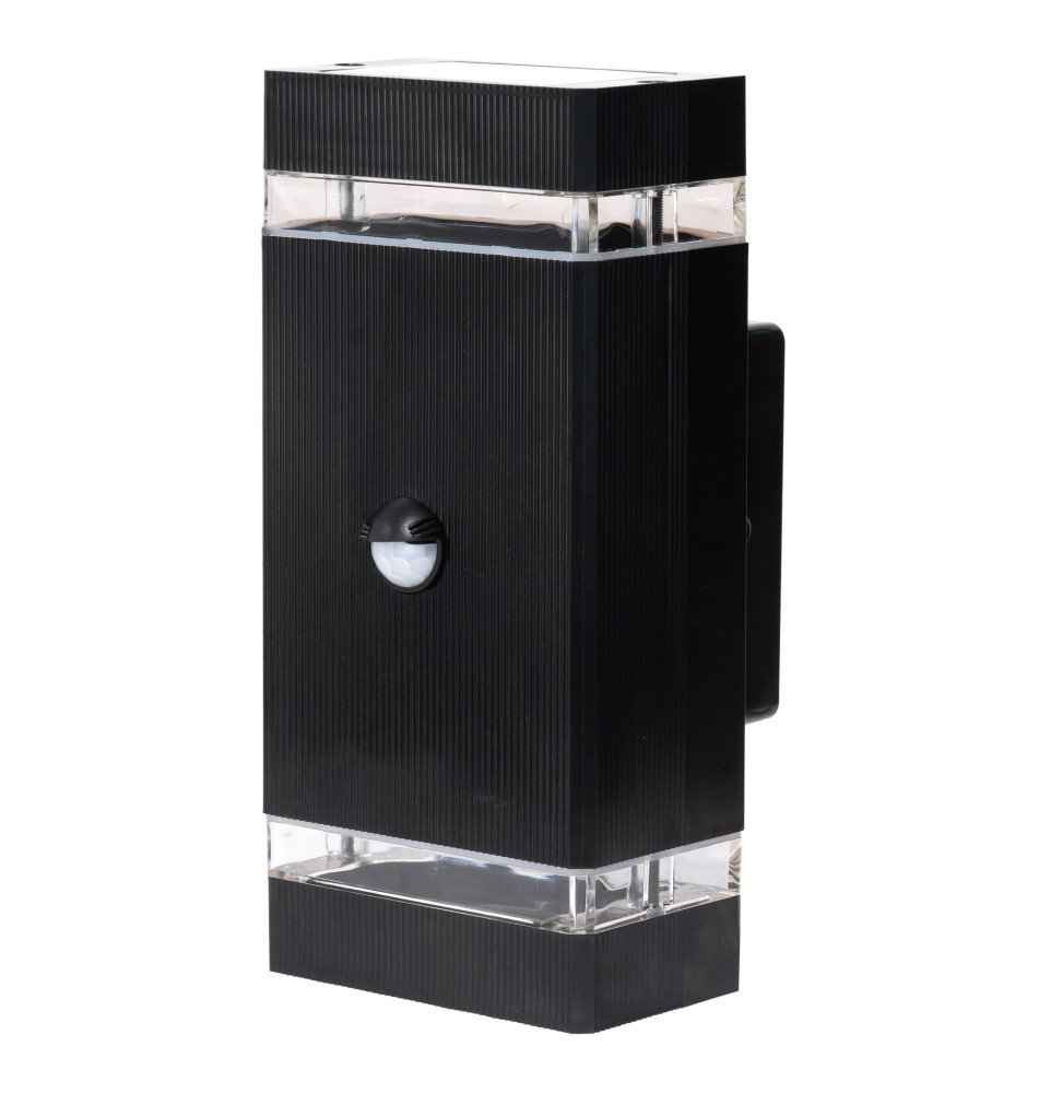 Oprawa architektoniczna Hana GU10 IP65 czarna PIR