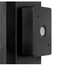 Hana GU10 IP65 Black PIR Architectural Light Fixture | LVT