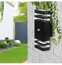 Inez GU10 IP65 Black PIR Architectural Light Fixture | LVT