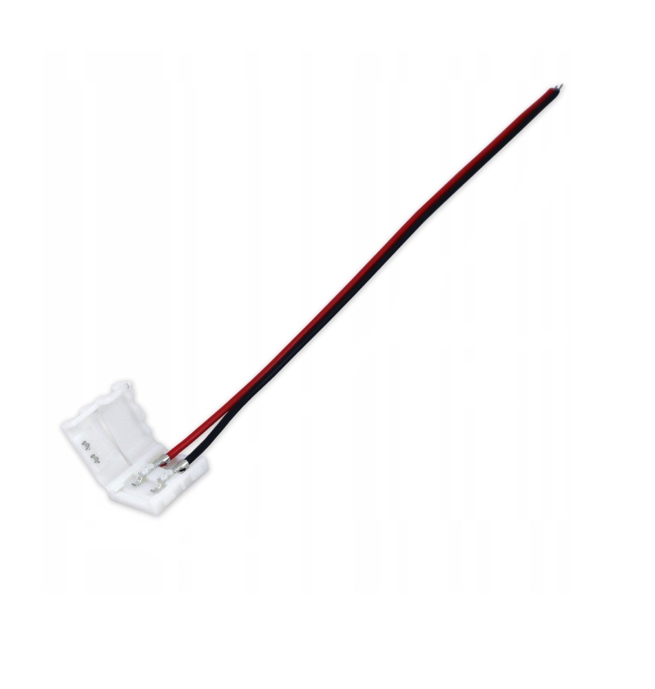 Złączka do taśmy LED 8mm zatrzaskowa z kablem