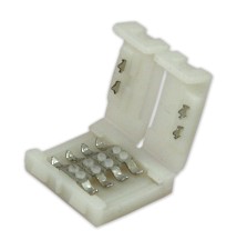 10mm Snap-On RGB Double-Sided LED Strip Connector | LVT