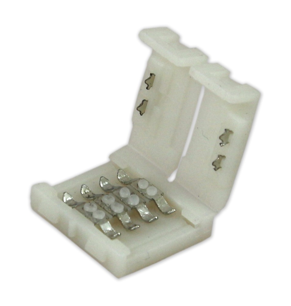 10mm Snap-On RGB Double-Sided LED Strip Connector | LVT