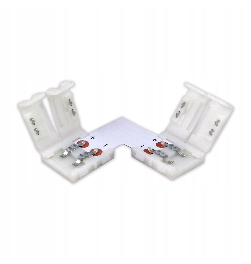 8mm Angled LED Strip Connector, Type L | LVT