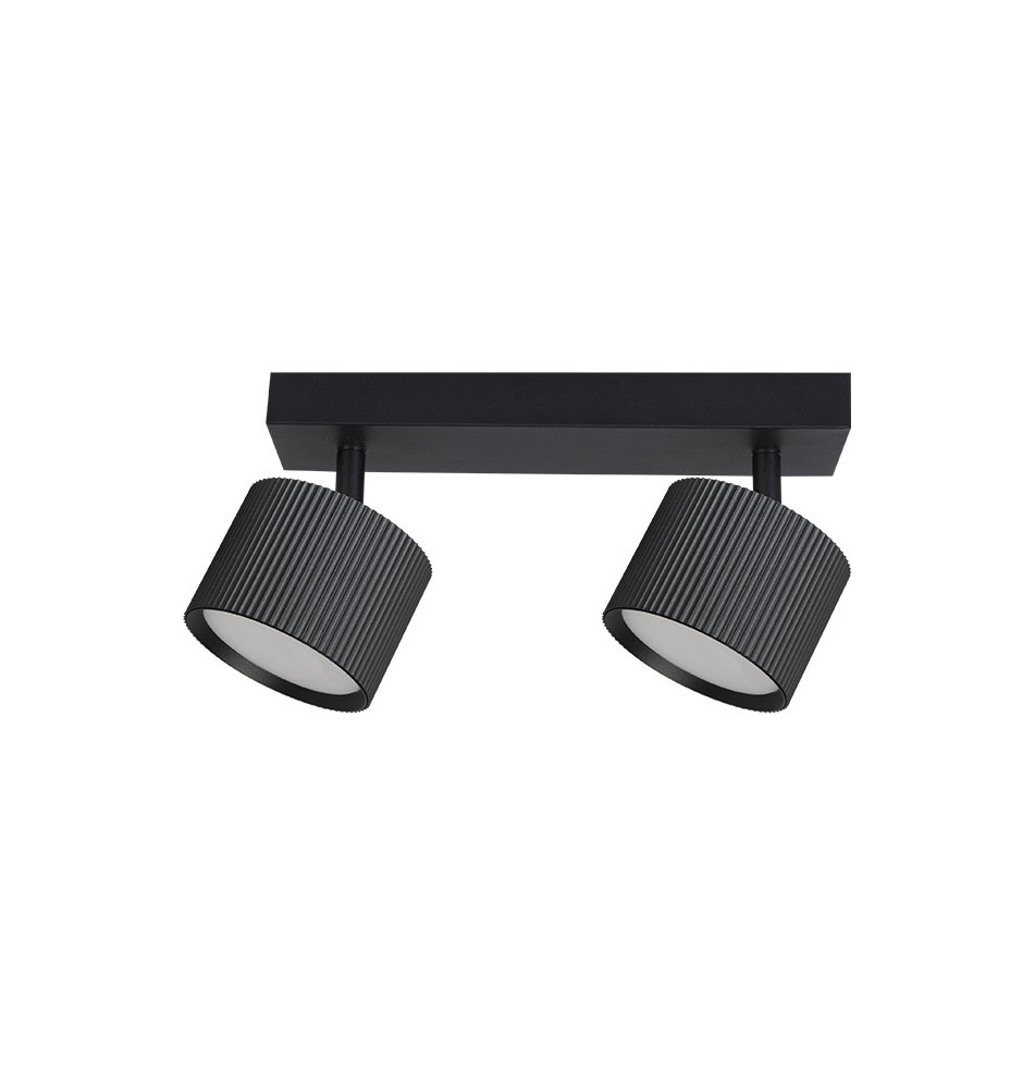 Kinkiet GX53 LED Orbin ruchomy x2 czarny | LVT