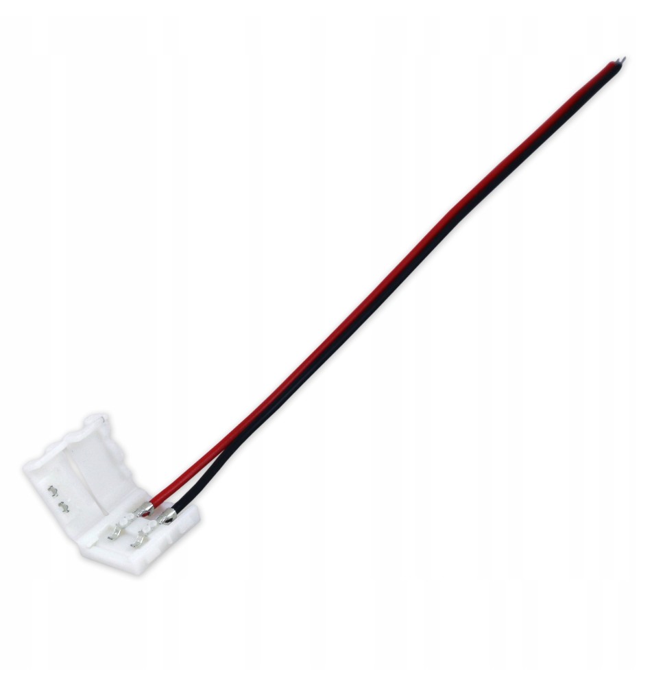 Złączka do taśmy LED 10mm zatrzaskowa z kablem