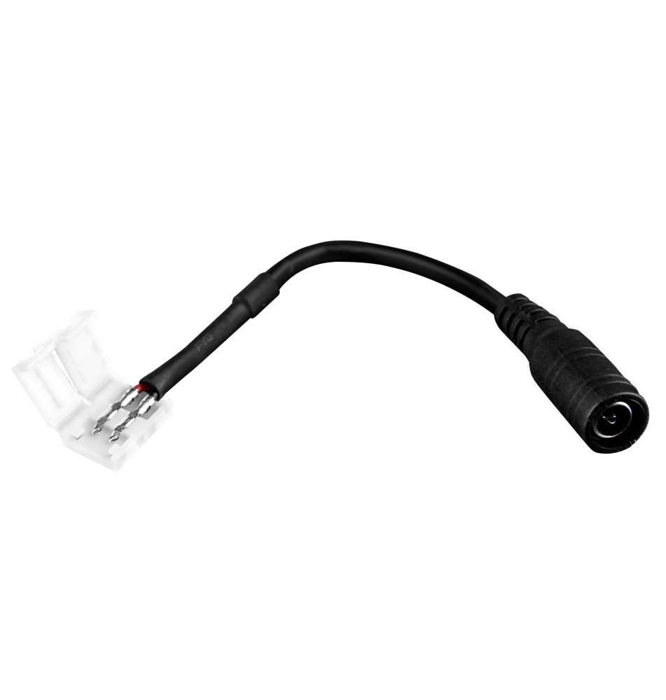 8mm Snap-On LED Strip Connector with DC Cable | LVT